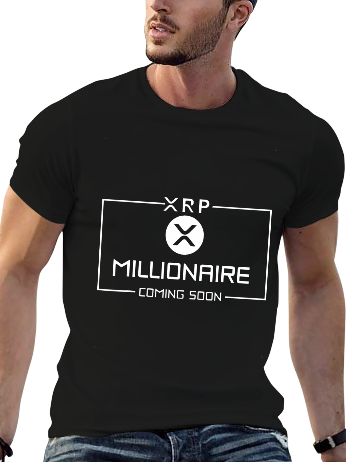 XRP Millionaire Coming Soon Black T-Shirt