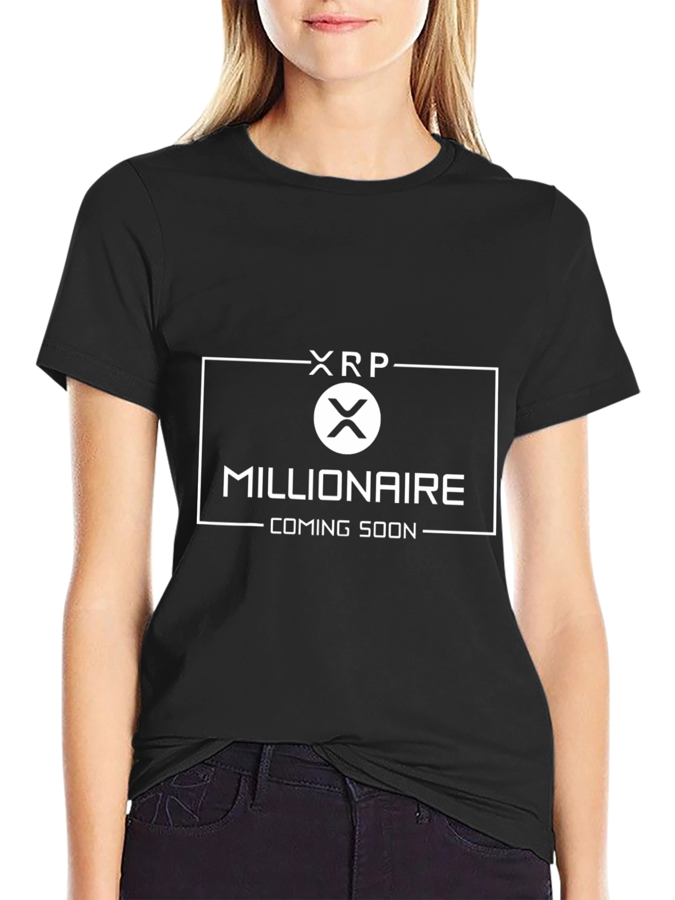 XRP Millionaire Coming Soon Black T-Shirt