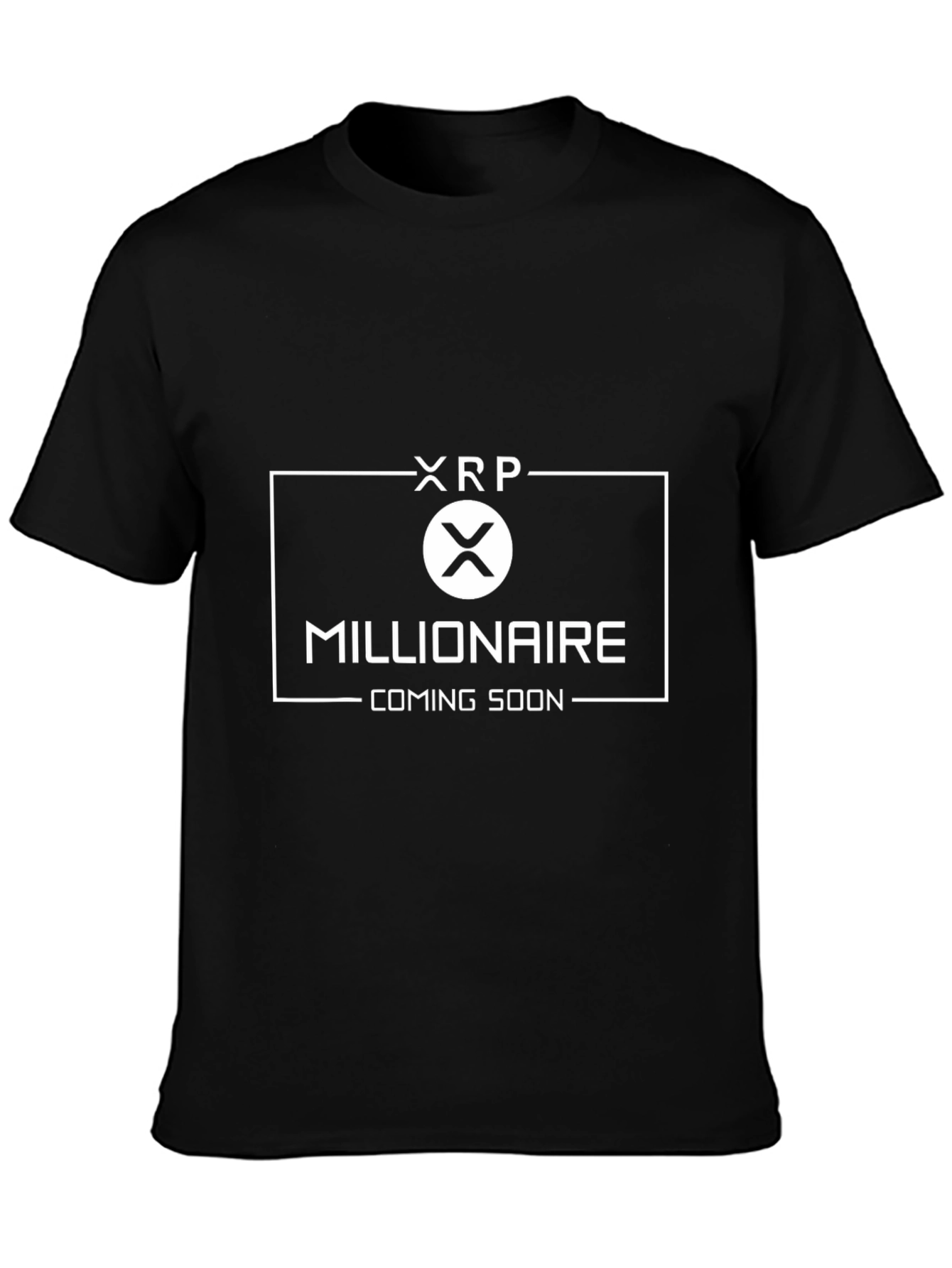 XRP Millionaire Coming Soon Black T-Shirt
