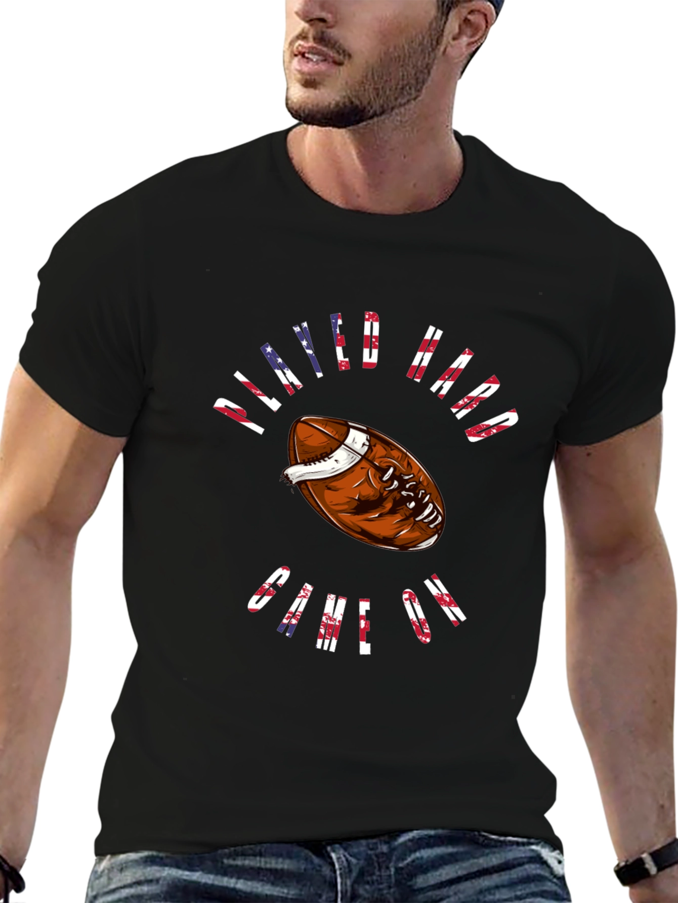 American Football Patriotic T-Shirt