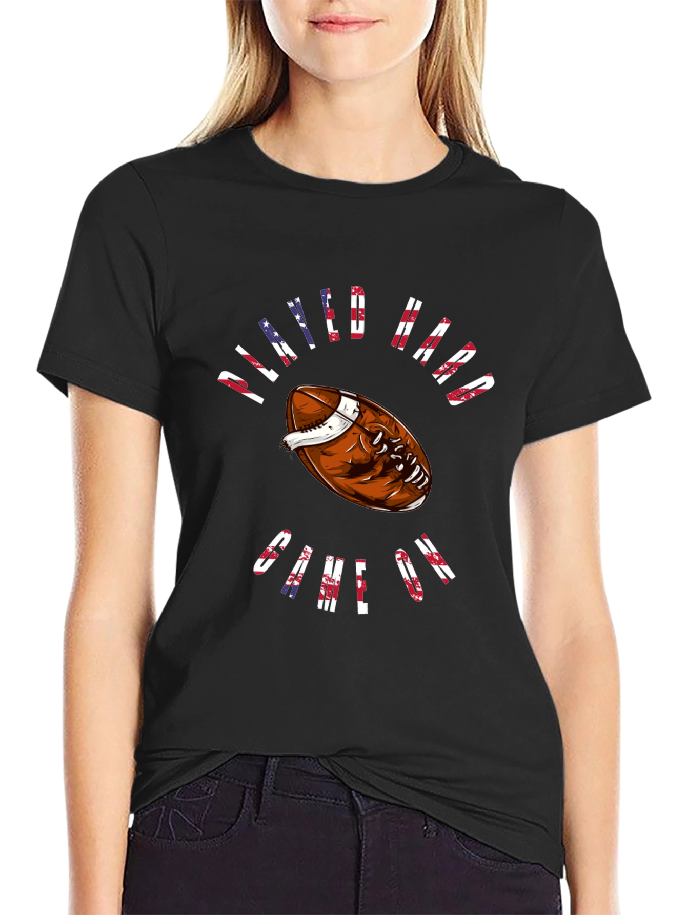American Football Patriotic T-Shirt