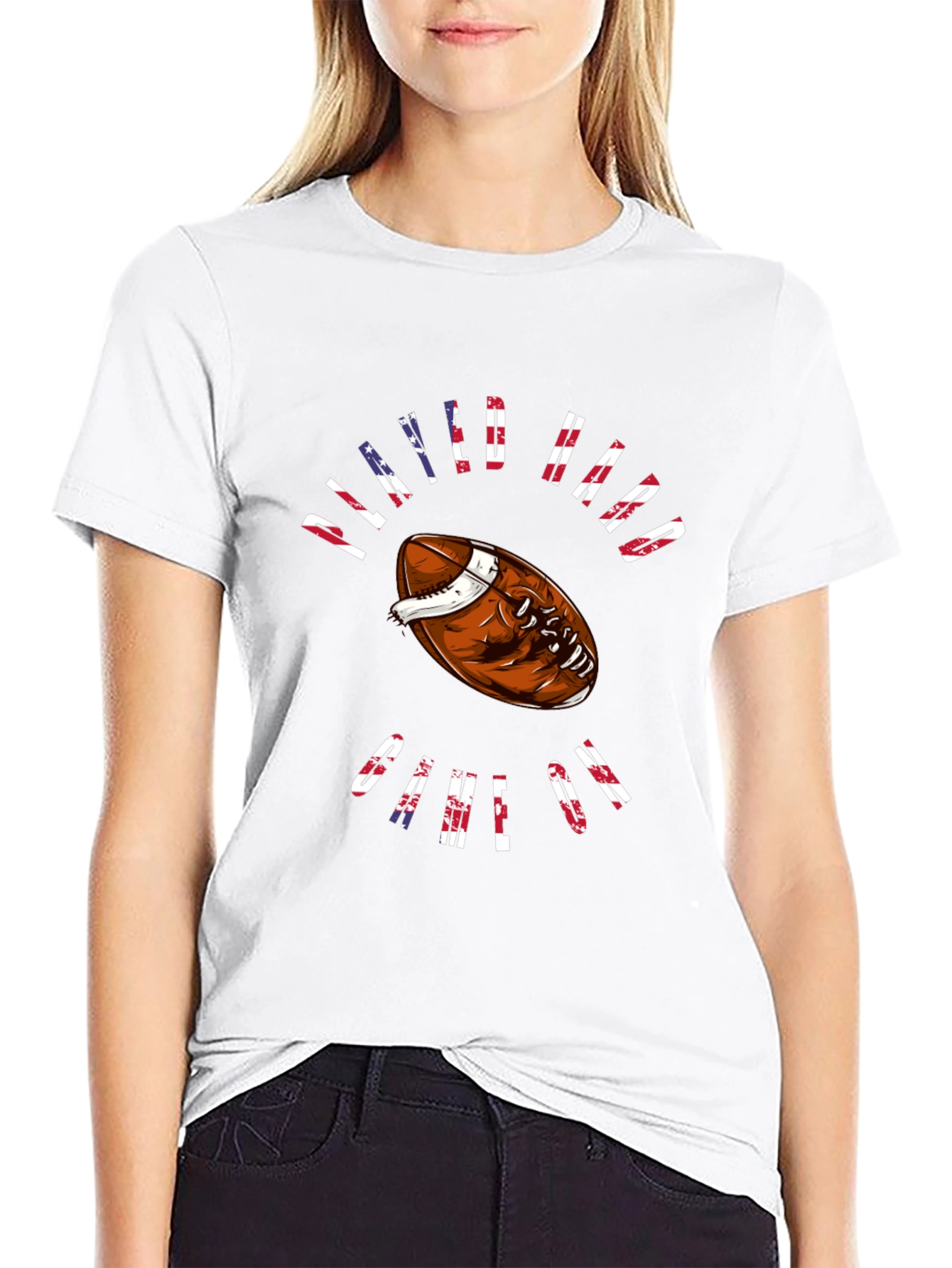American Football Patriotic T-Shirt