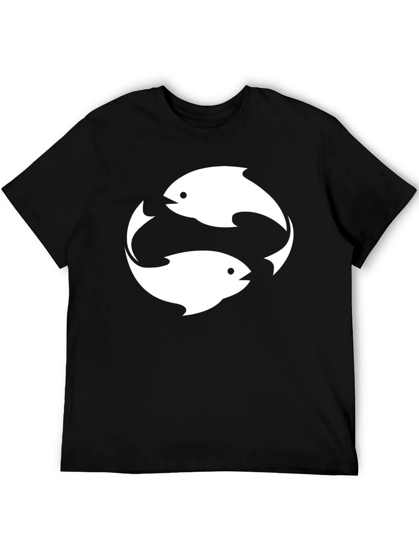 Yin Yang Fish Graphic T-Shirt