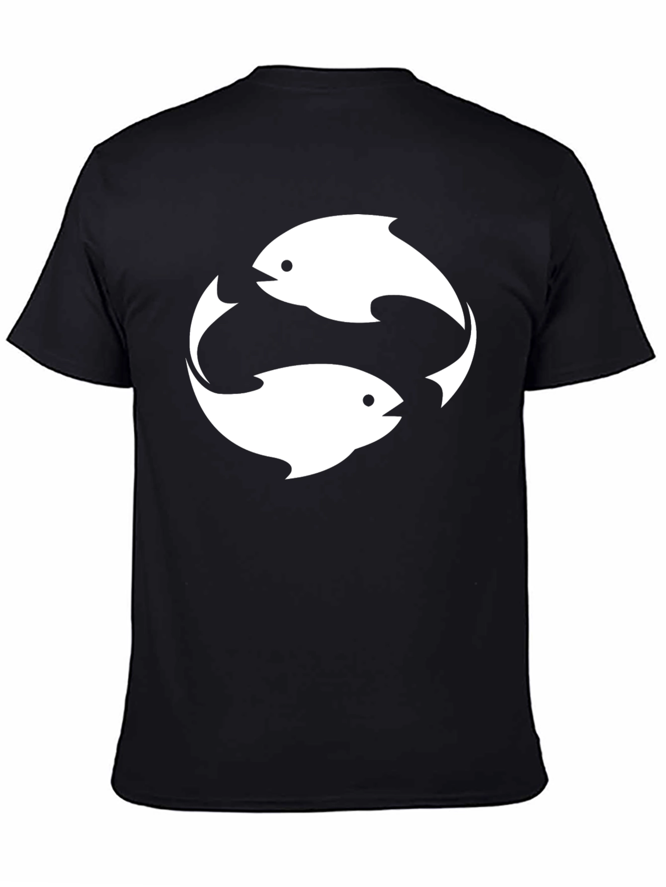 Yin Yang Fish Graphic T-Shirt