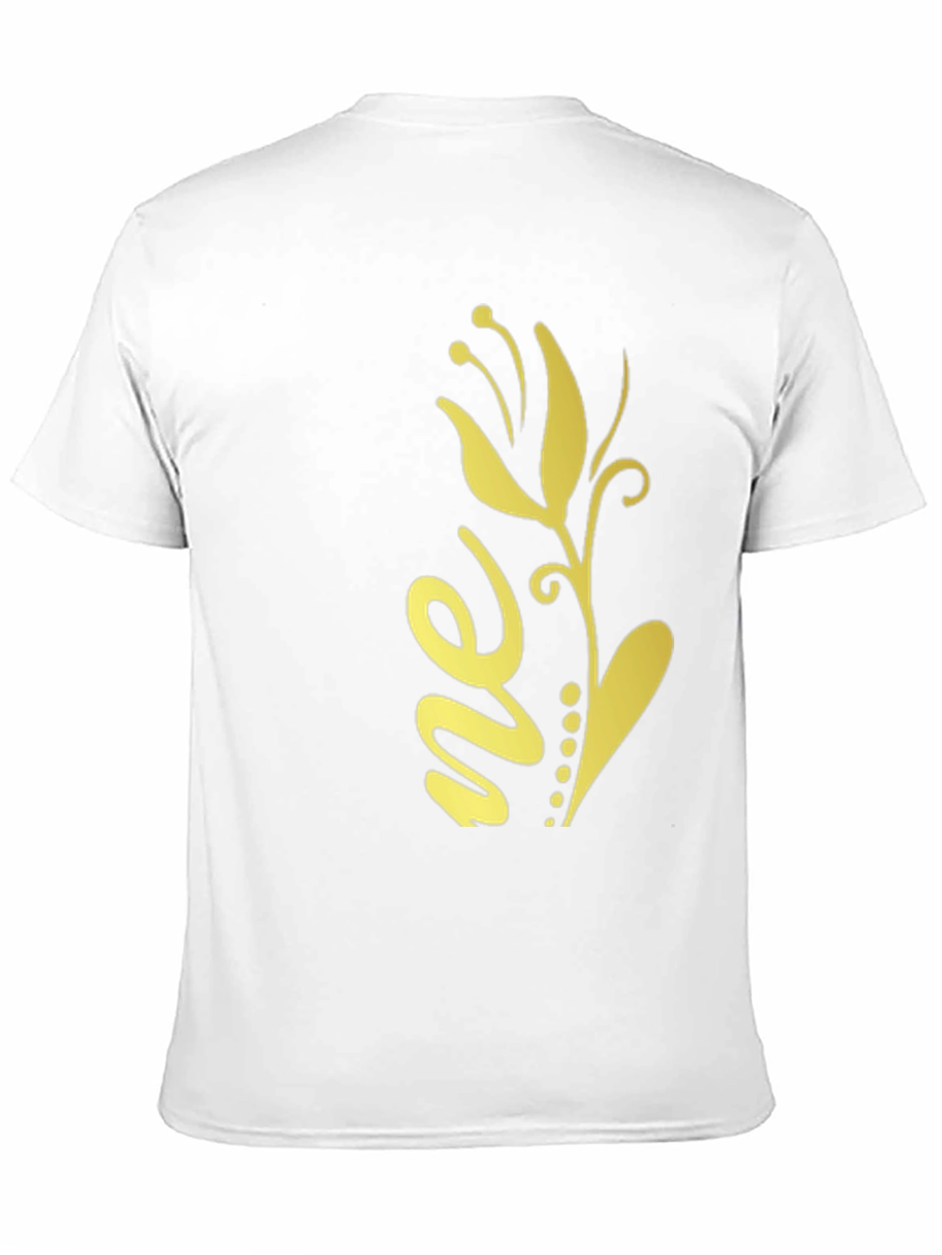 Stylish Black Tee with Floral Design