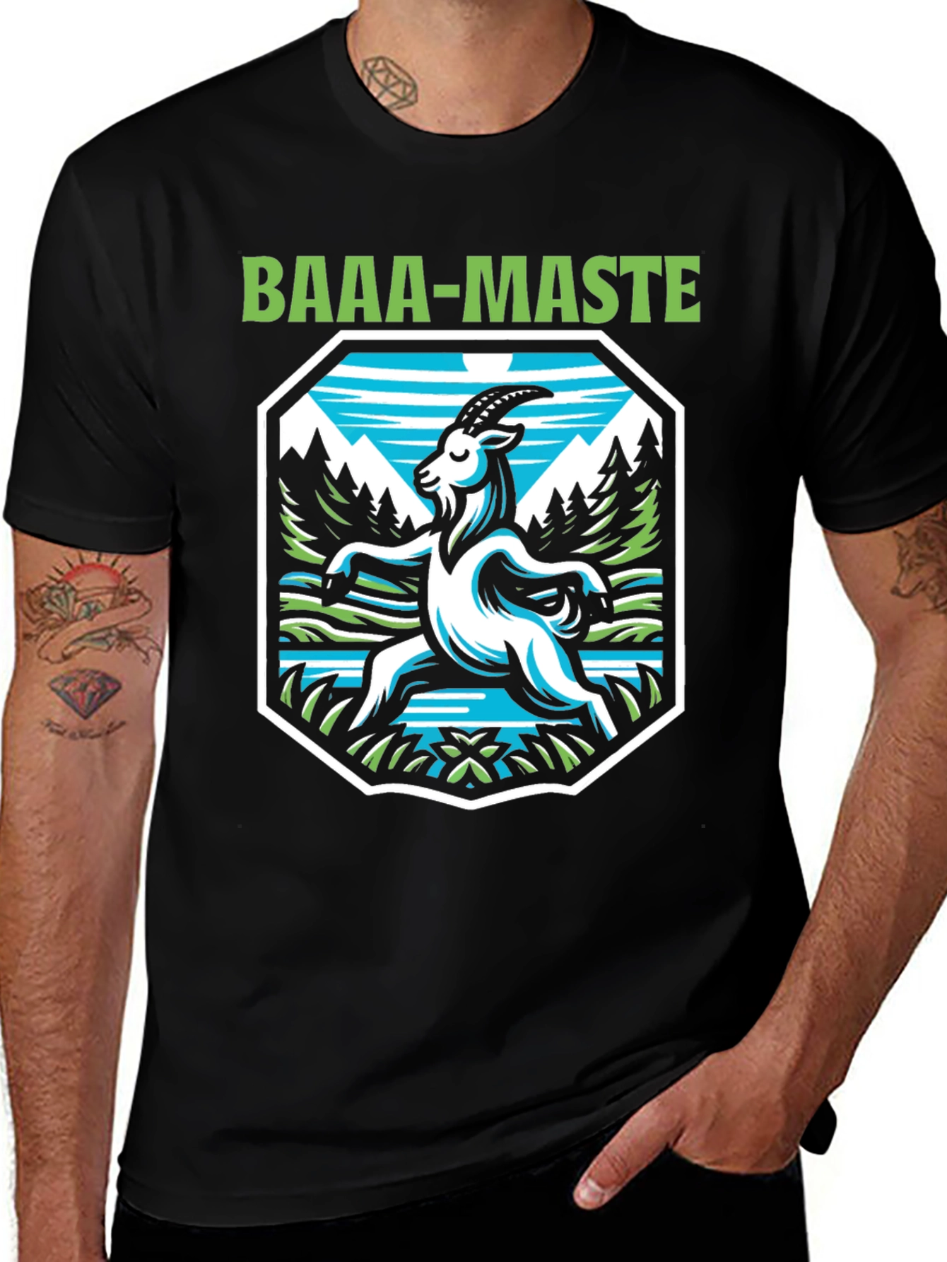 Baaa-Maste Goat Graphic Tee