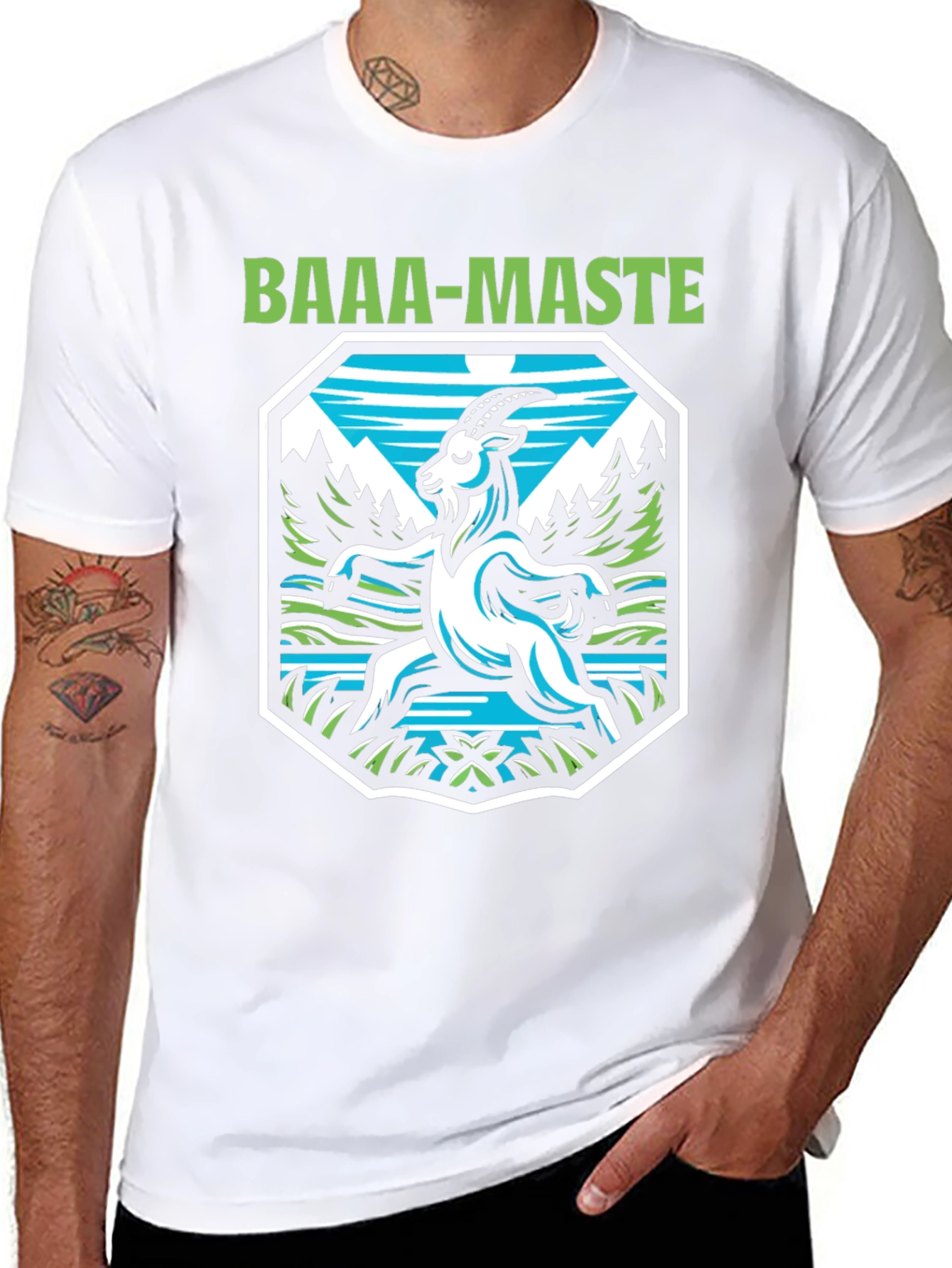 Baaa-Maste Goat Graphic Tee