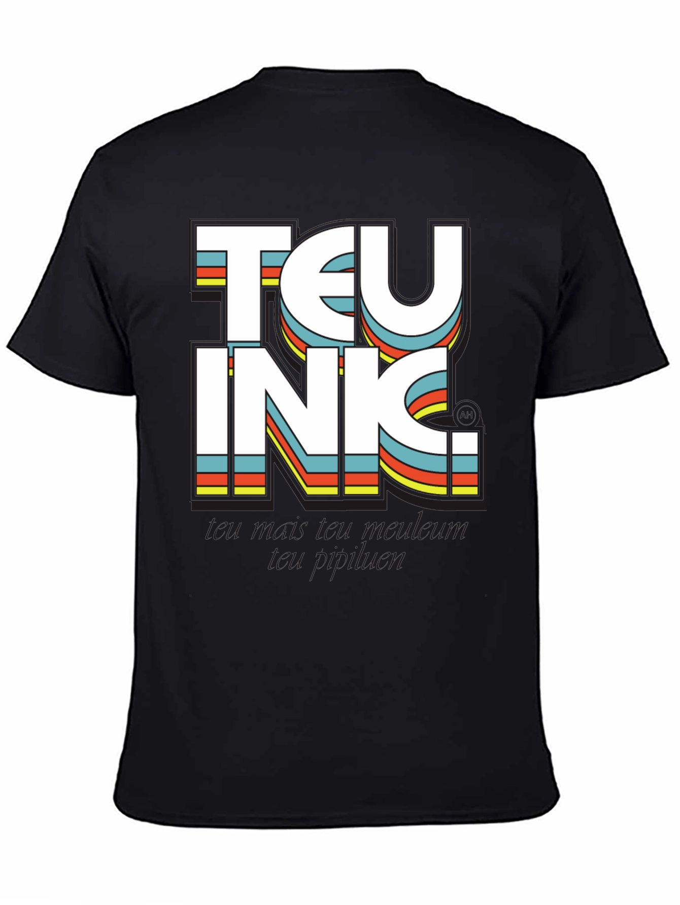 Teu Inc. Retro Graphic Tee - Black