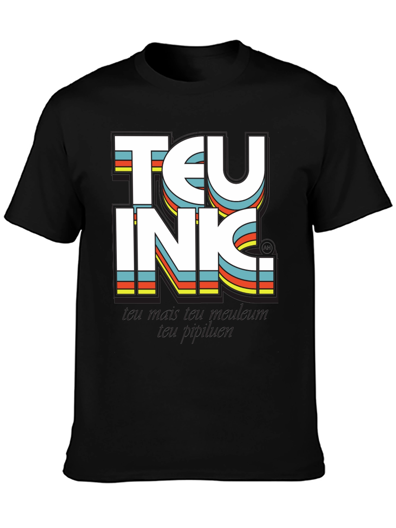 Teu Inc. Retro Graphic Tee - Black