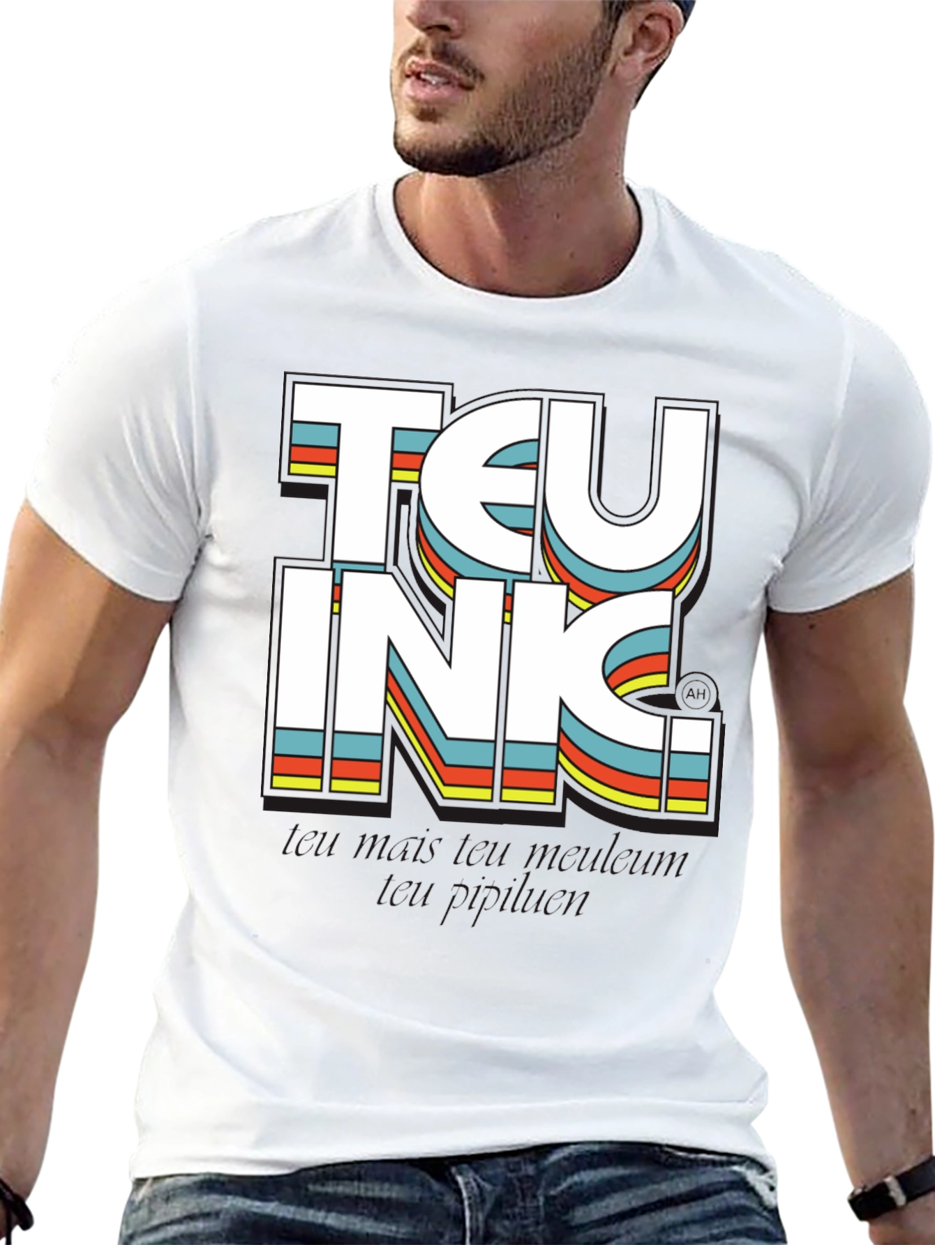 Teu Inc. Retro Graphic Tee - Black