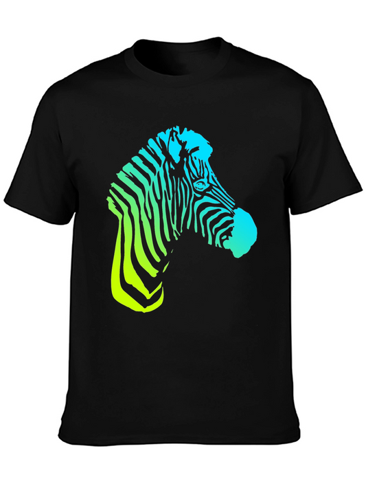 Zebra Print T-Shirt - Cool Animal Graphic Tee