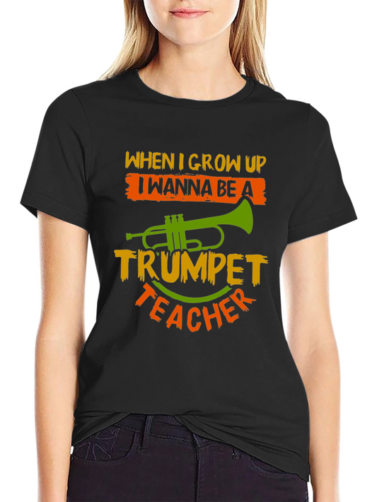 Trumpet Teacher T-Shirt - Musician Gift