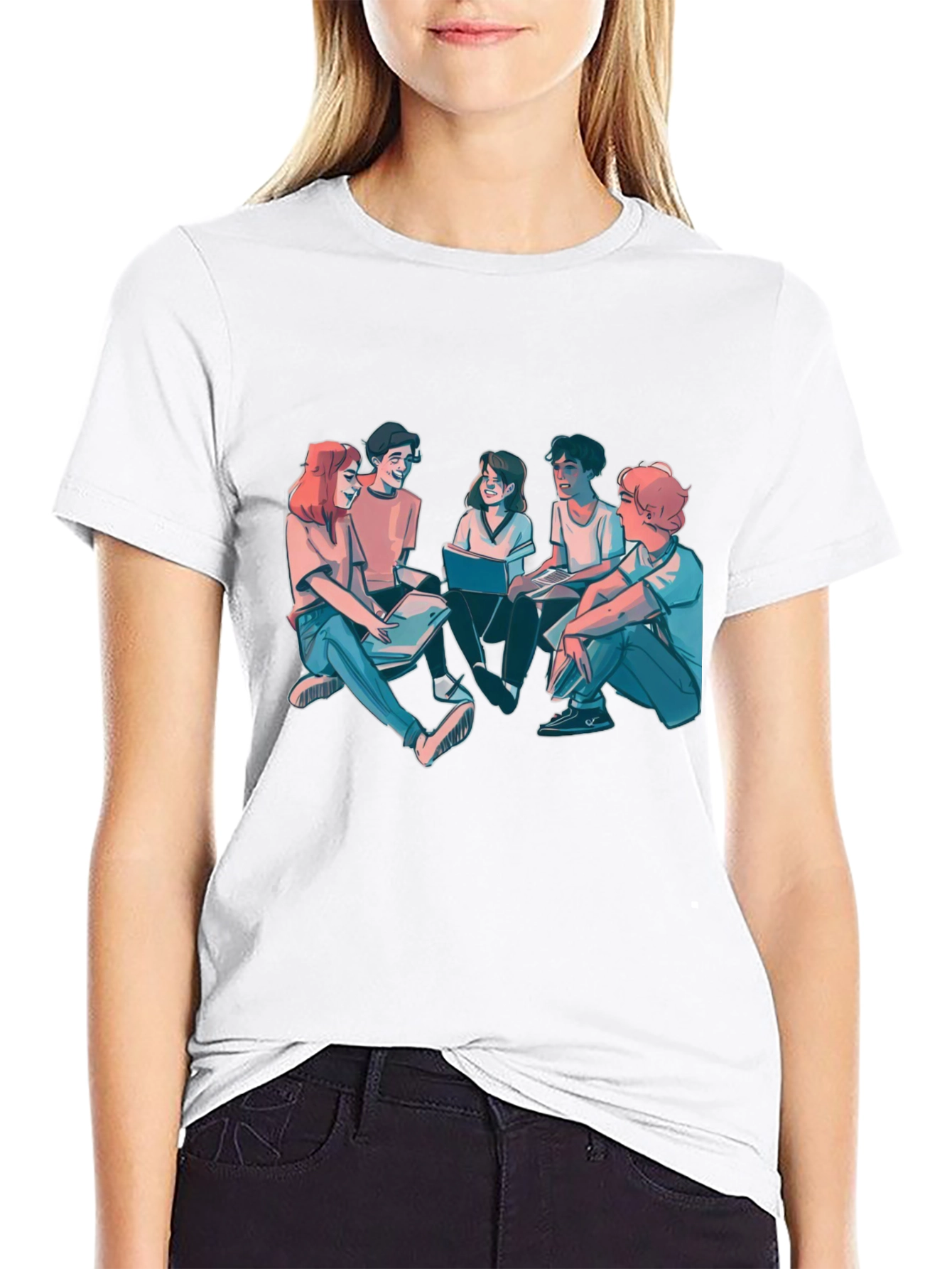 Study Group Graphic T-Shirt - Black