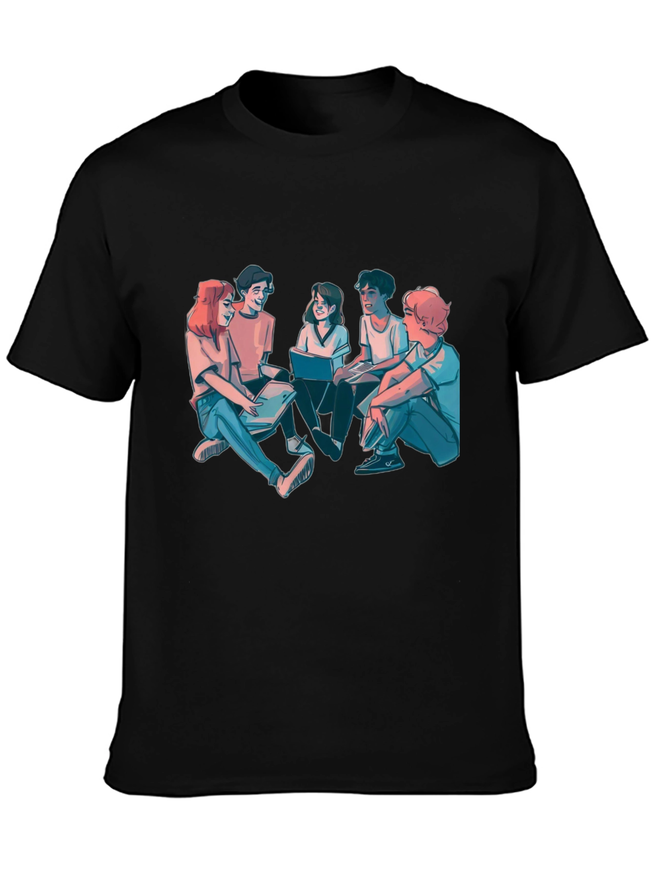 Study Group Graphic T-Shirt - Black
