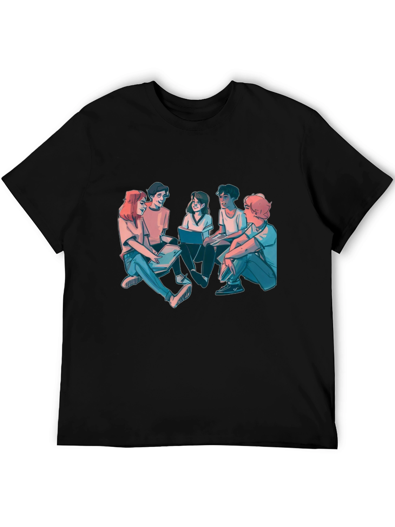 Study Group Graphic T-Shirt - Black