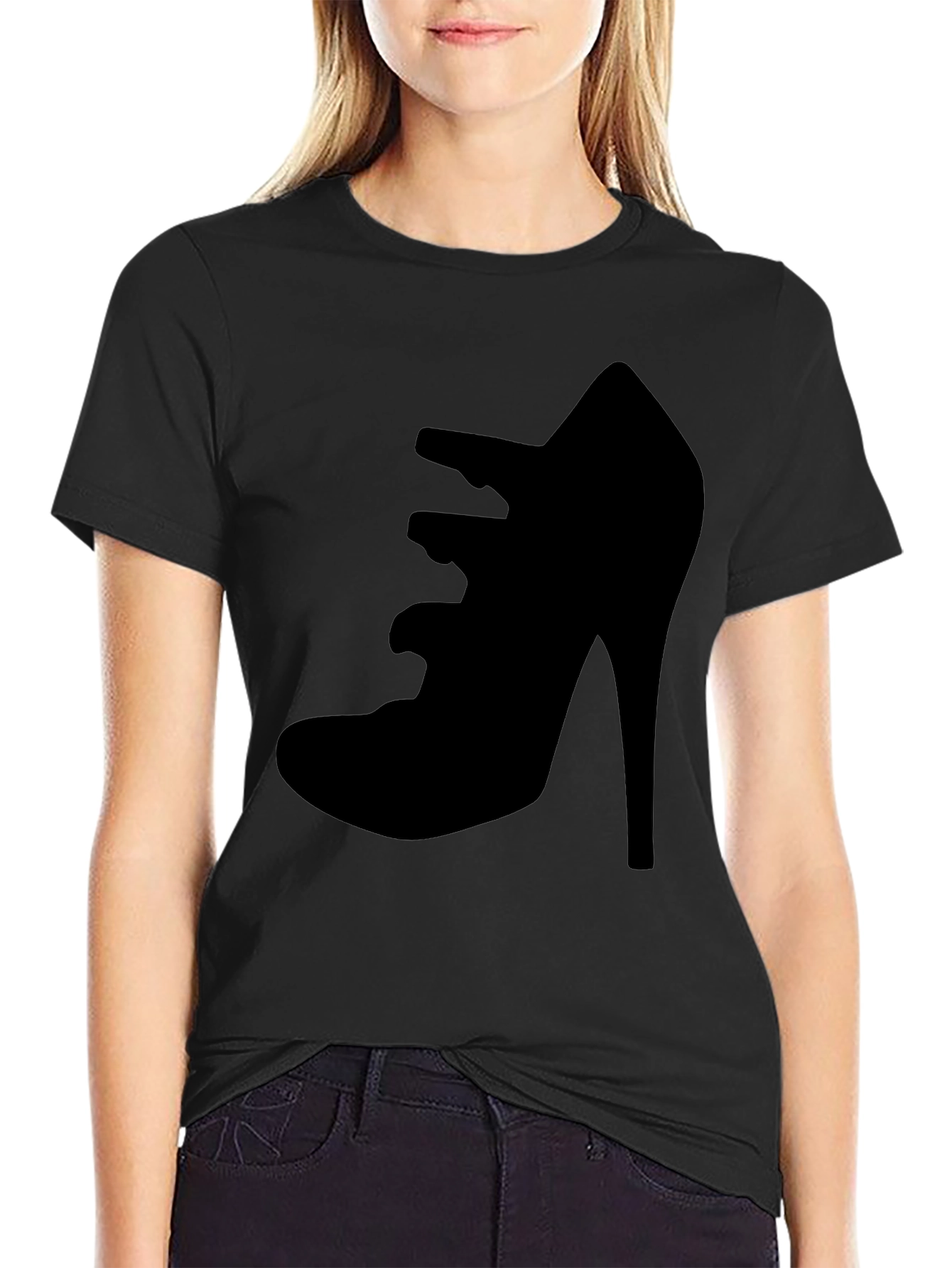 Black Shoe Graphic T-Shirt