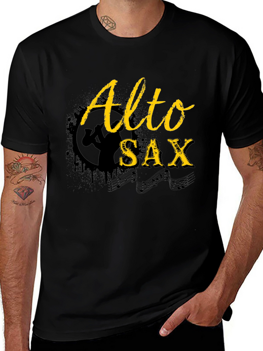 Alto Sax T-Shirt - Musician Apparel