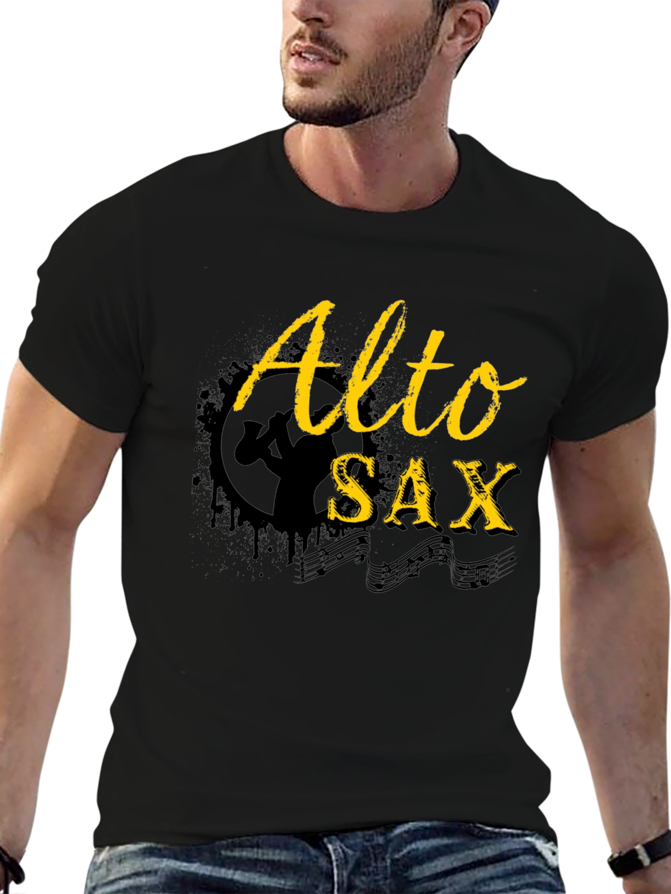 Alto Sax T-Shirt - Musician Apparel
