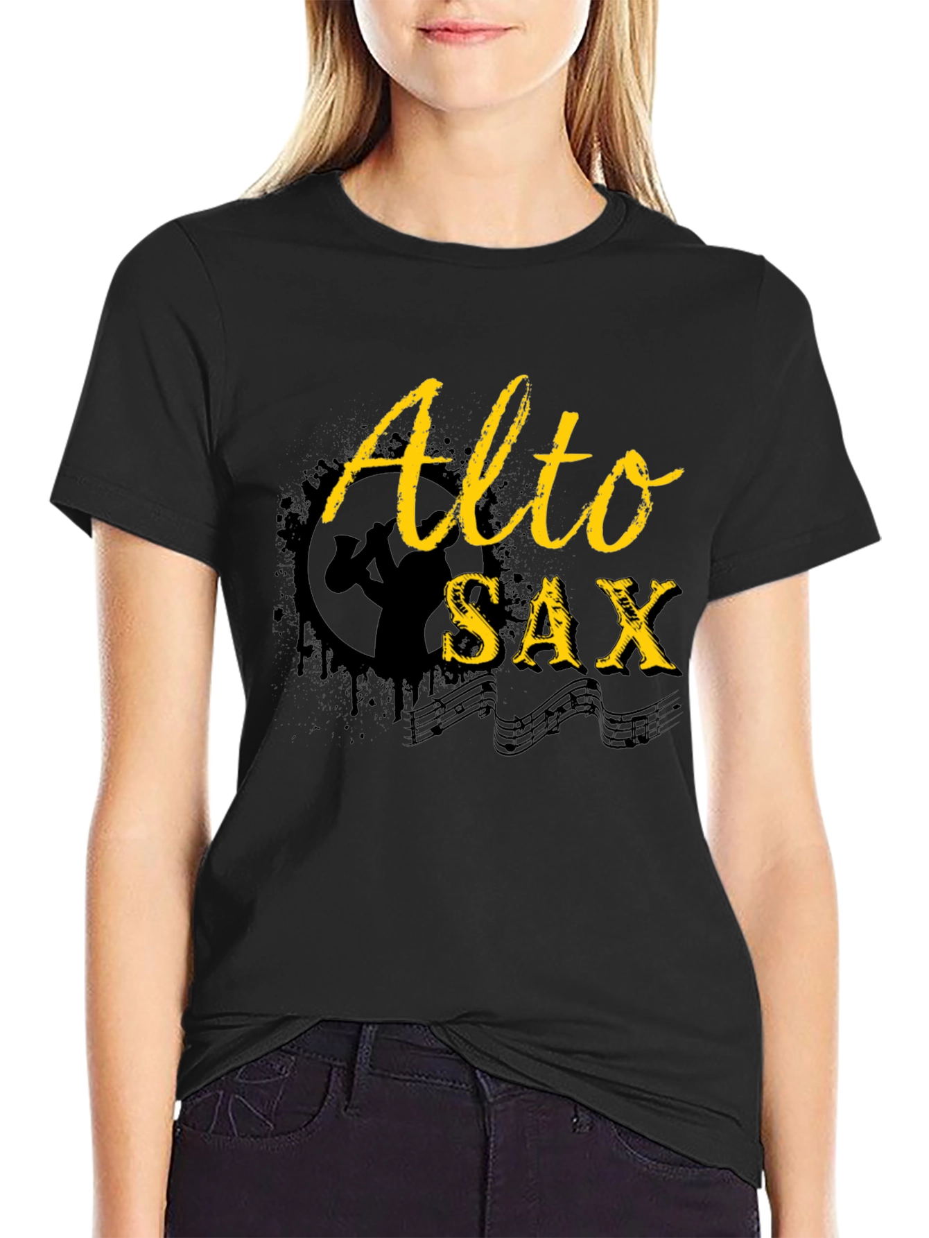 Alto Sax T-Shirt - Musician Apparel