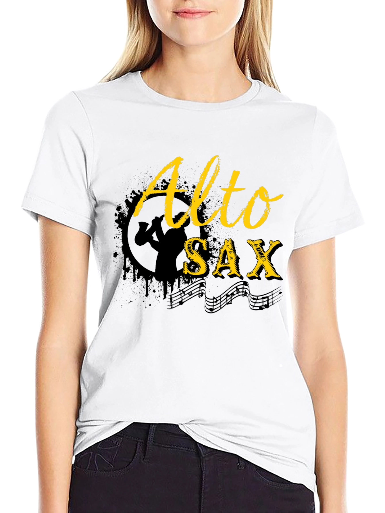 Alto Sax T-Shirt - Musician Apparel