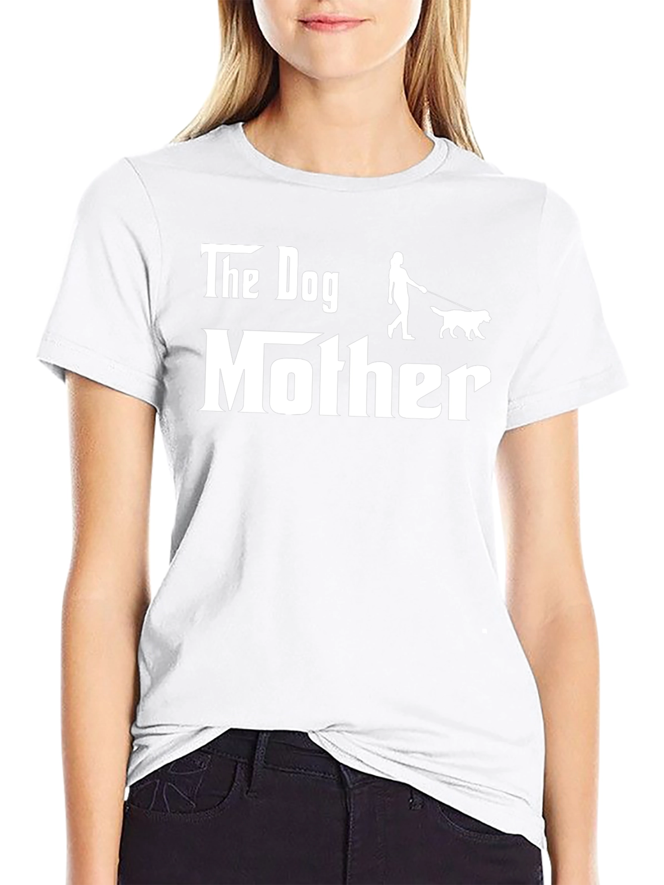 The Dog Mother Graphic Tee - Black Cotton T-Shirt