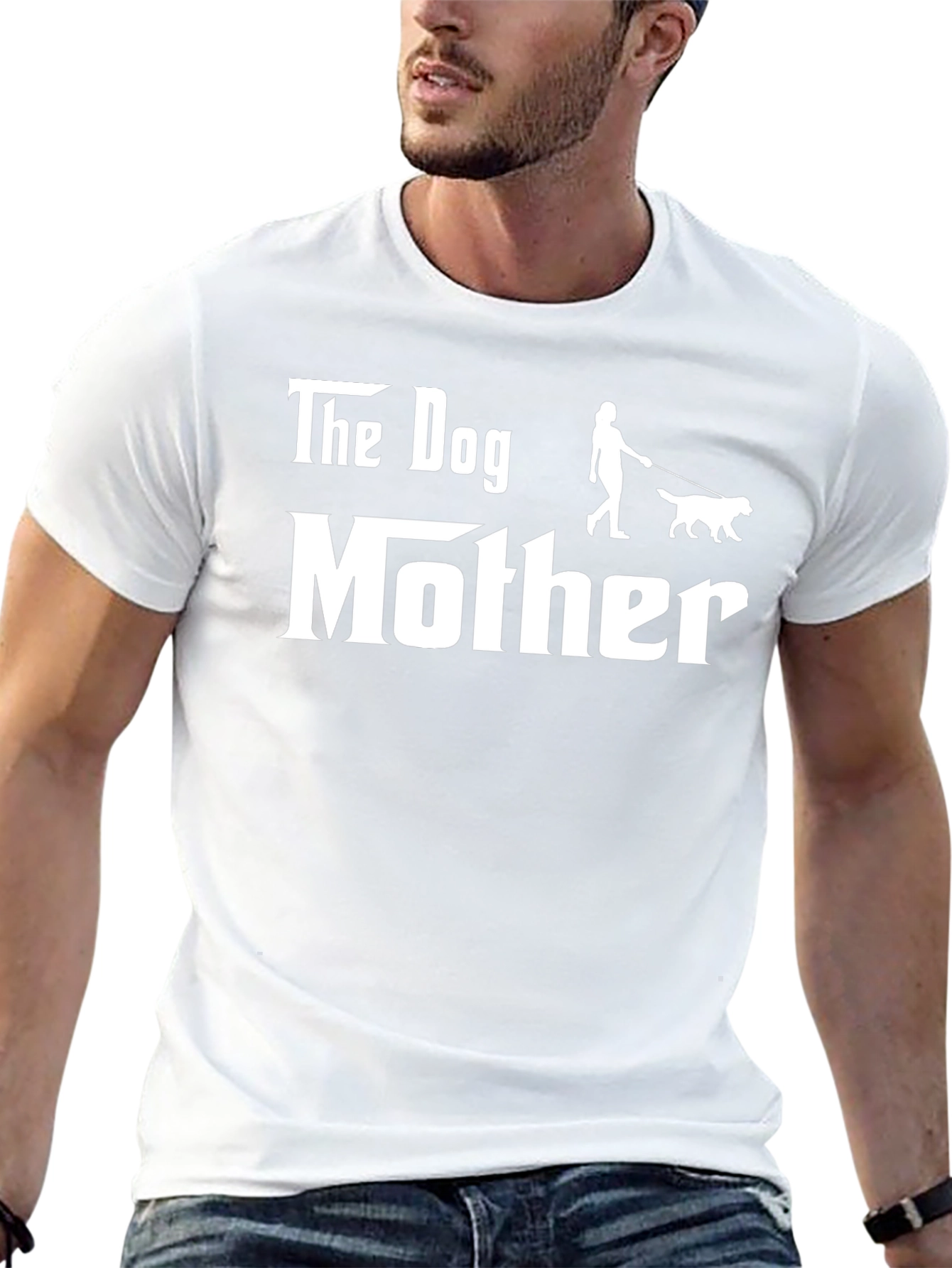 The Dog Mother Graphic Tee - Black Cotton T-Shirt