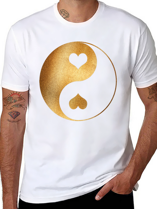 Yin Yang Heart Graphic Tee