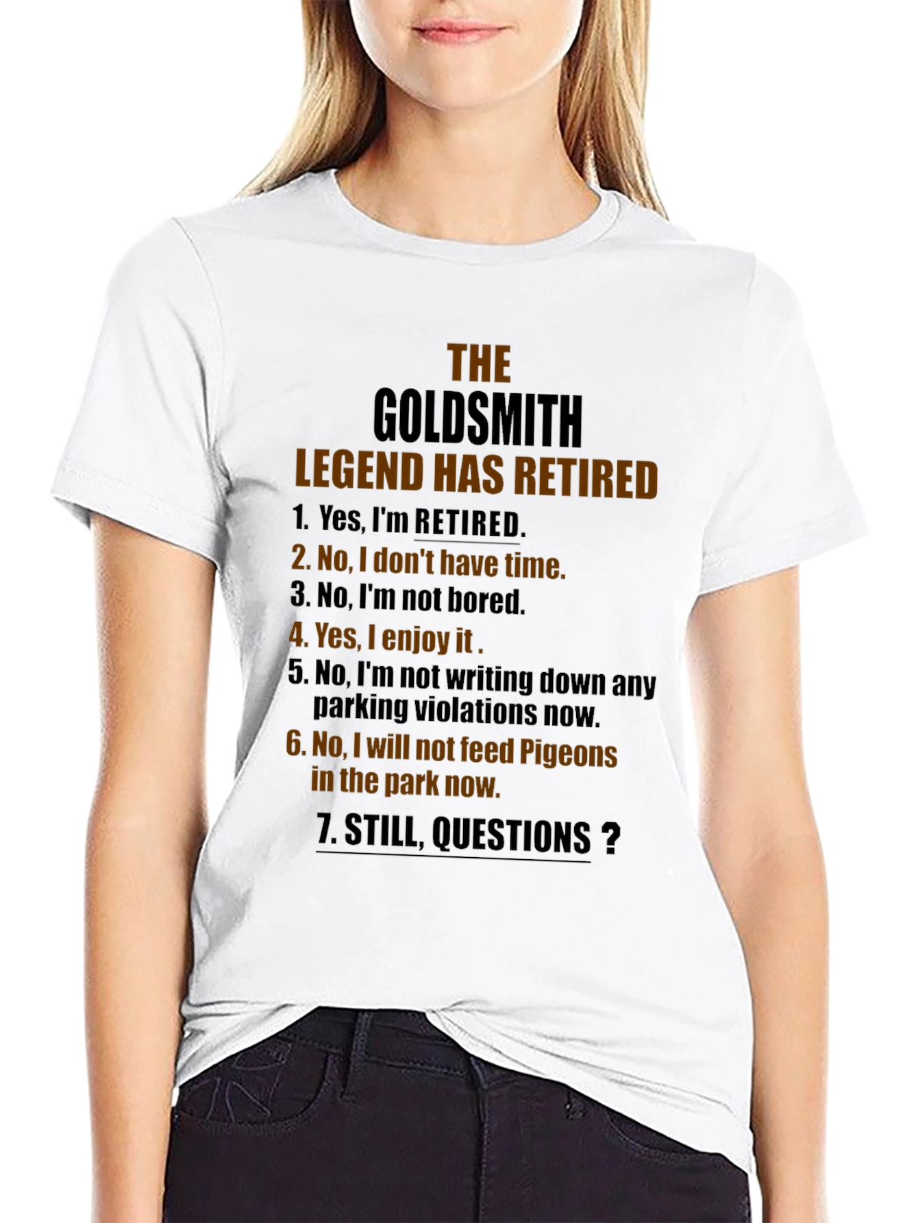 The Goldsmith Legend Retired Black T-Shirt