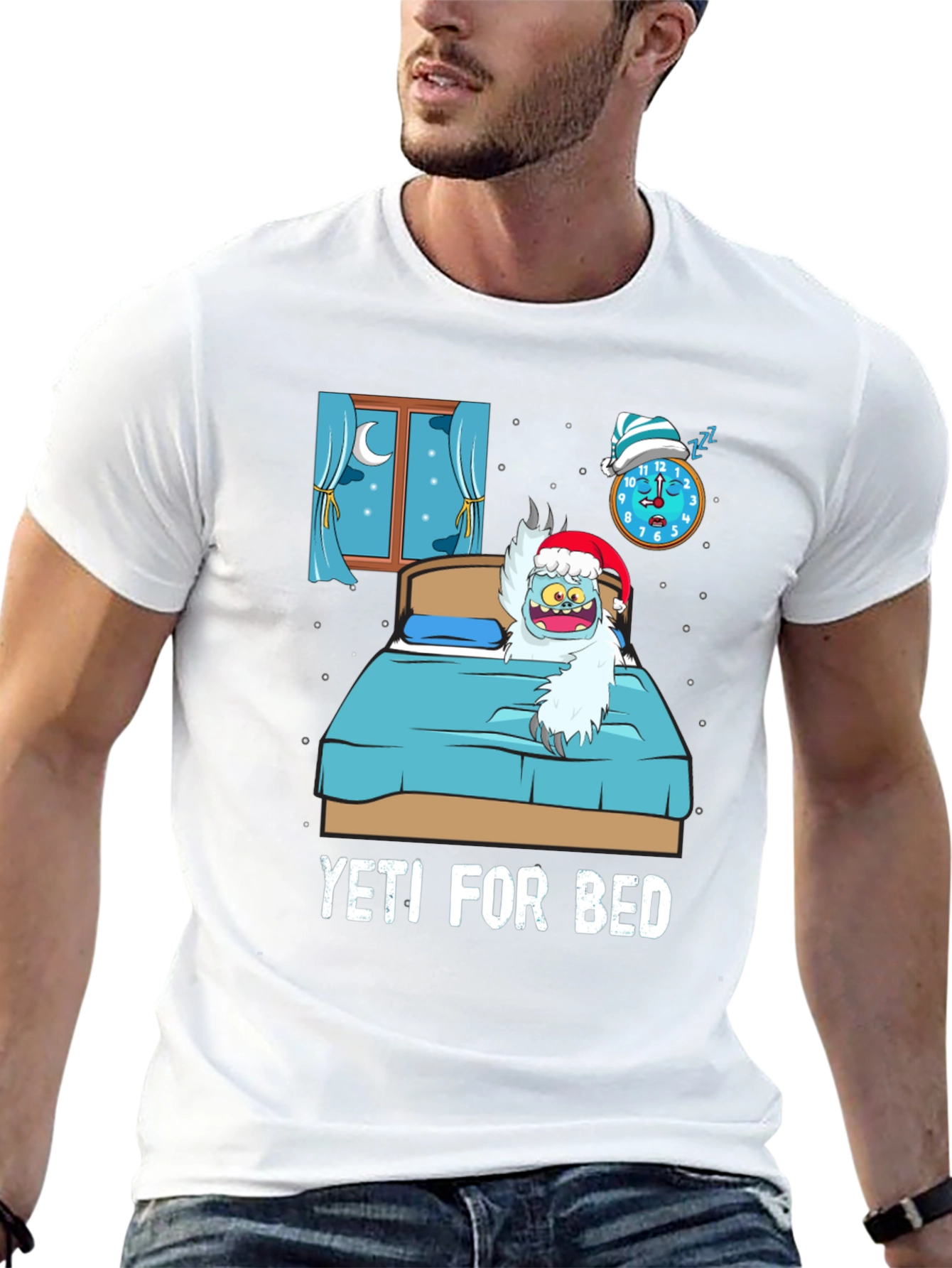 Yeti For Bed Funny Graphic T-Shirt