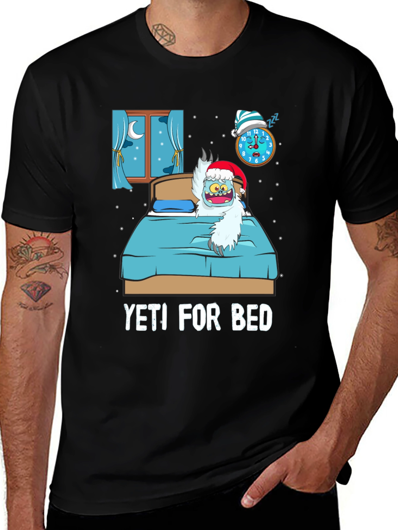 Yeti For Bed Funny Graphic T-Shirt