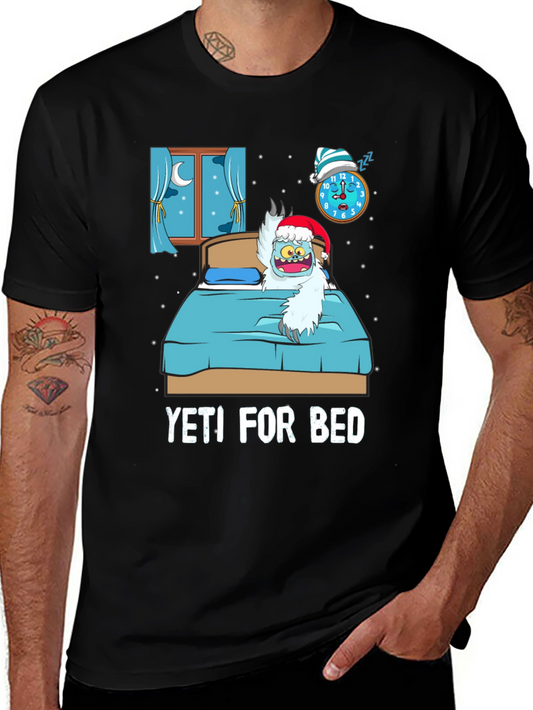 Yeti For Bed Funny Graphic T-Shirt