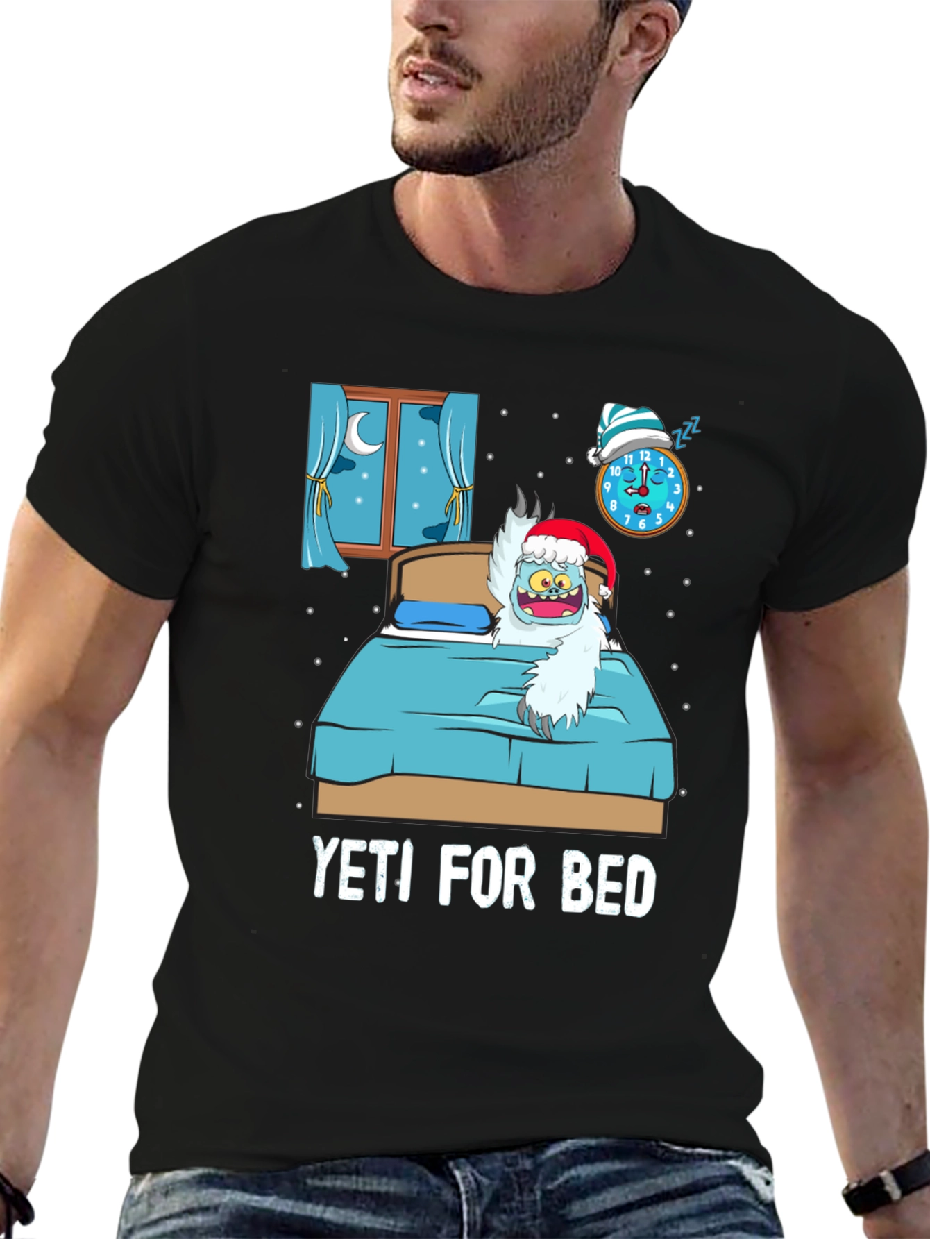 Yeti For Bed Funny Graphic T-Shirt