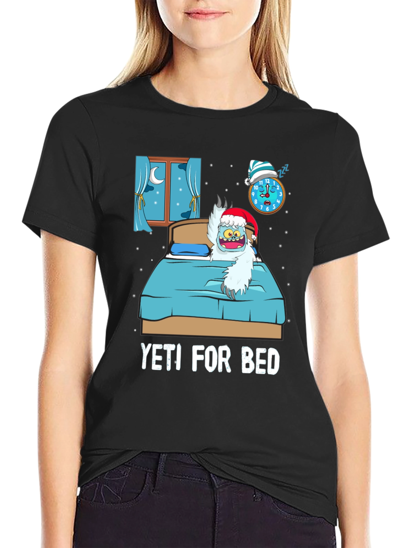 Yeti For Bed Funny Graphic T-Shirt