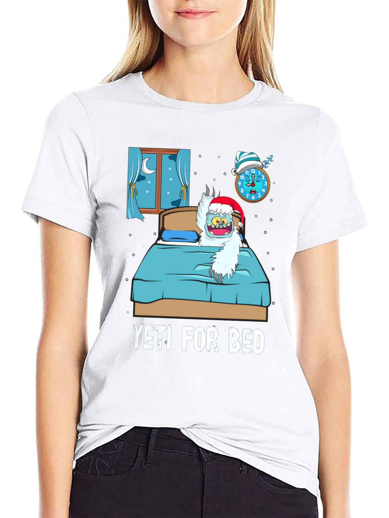 Yeti For Bed Funny Graphic T-Shirt