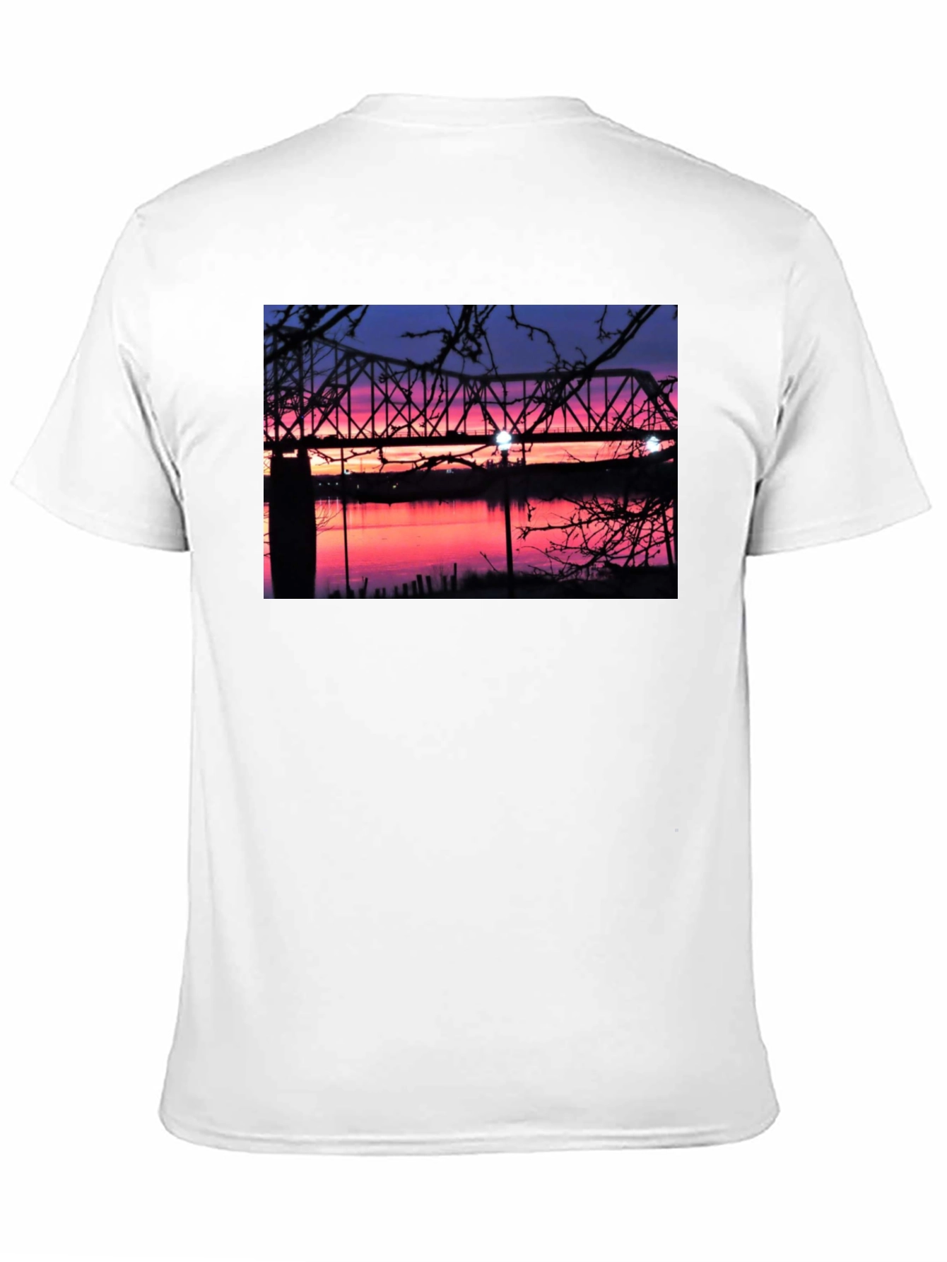 Sunset Bridge Graphic T-Shirt