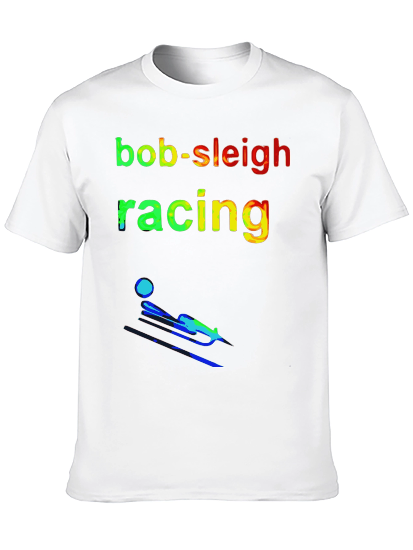 Bob-Sleigh Racing T-Shirt - Sporty Design