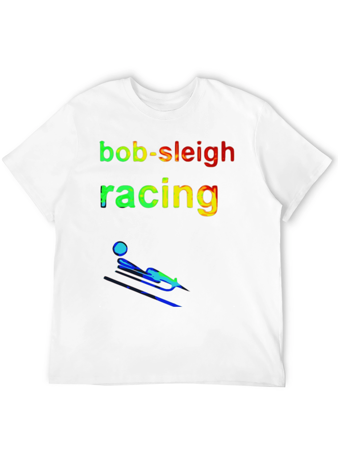 Bob-Sleigh Racing T-Shirt - Sporty Design