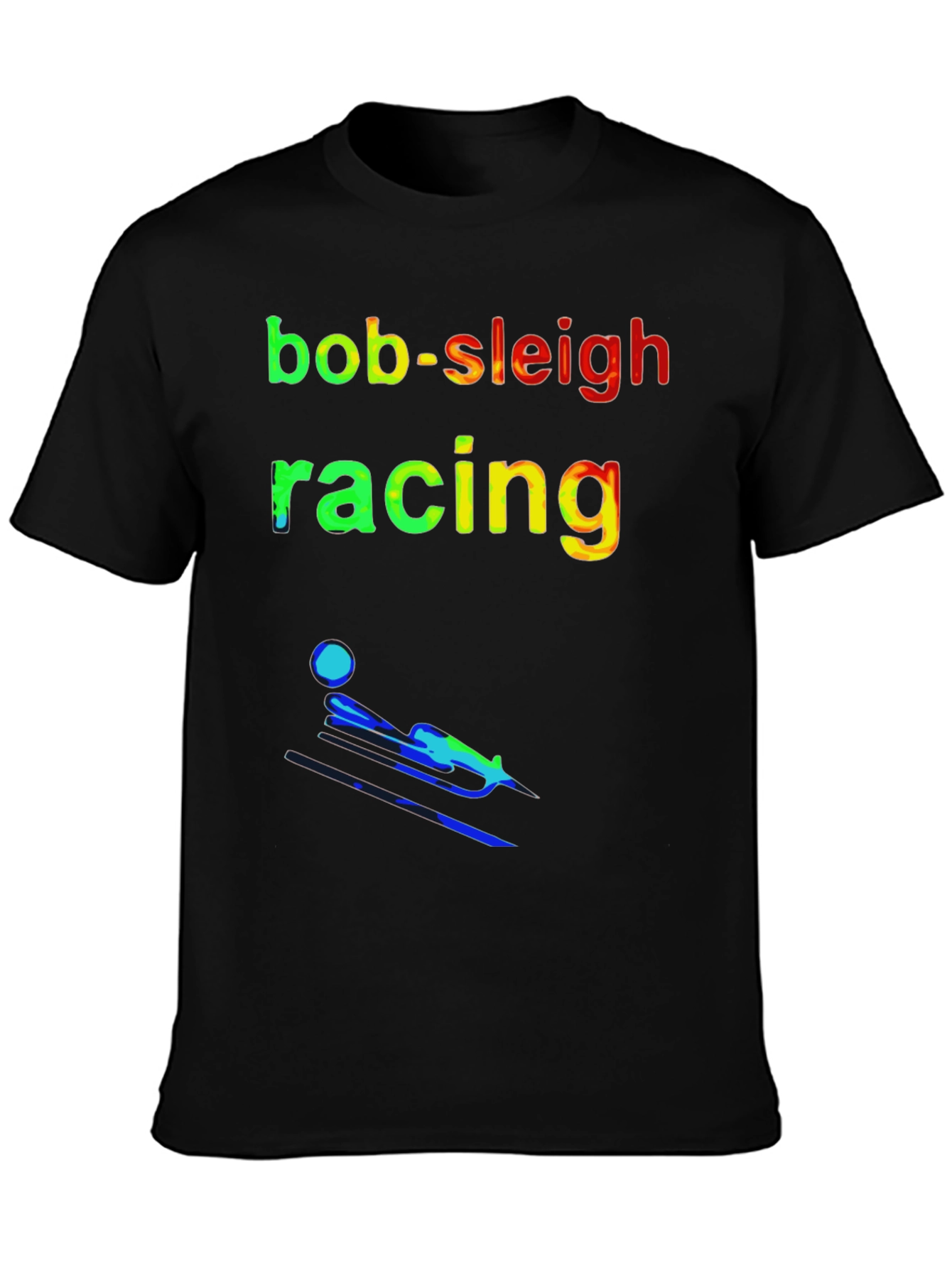 Bob-Sleigh Racing T-Shirt - Sporty Design
