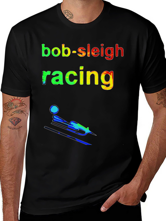 Bob-Sleigh Racing T-Shirt - Sporty Design