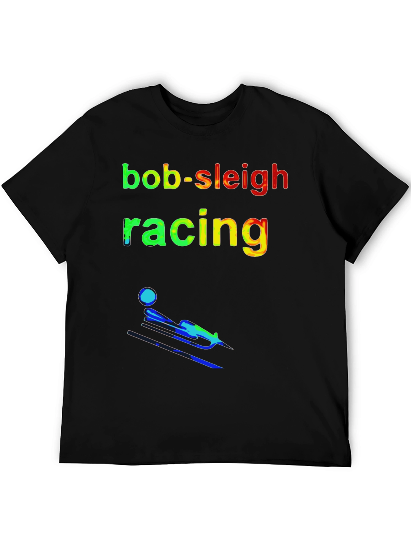 Bob-Sleigh Racing T-Shirt - Sporty Design