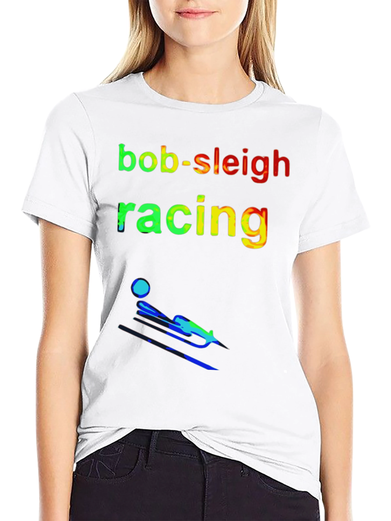 Bob-Sleigh Racing T-Shirt - Sporty Design