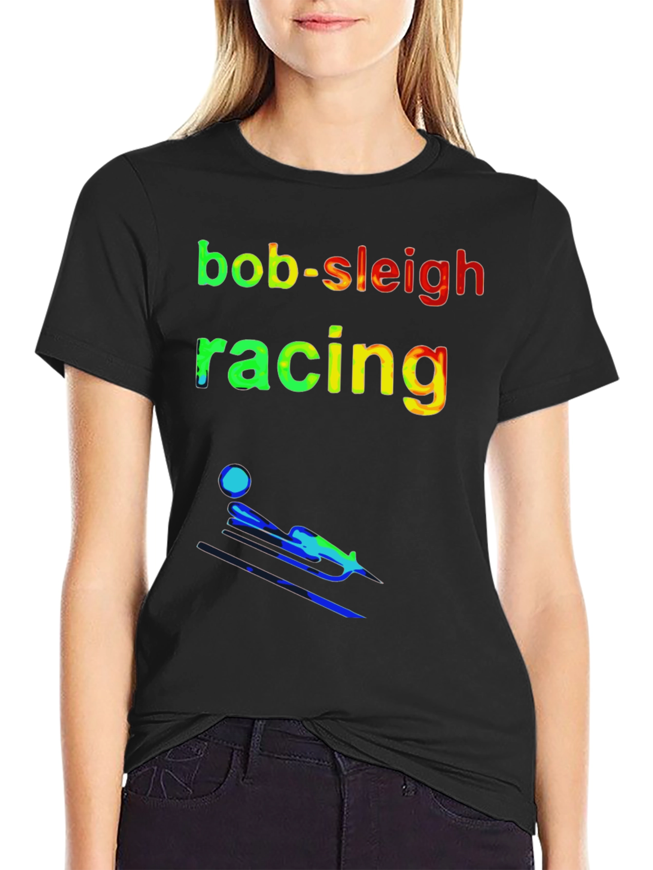 Bob-Sleigh Racing T-Shirt - Sporty Design