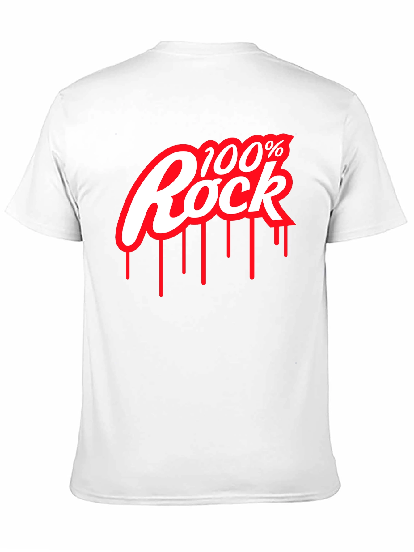 100% Rock Graphic Tee - Black