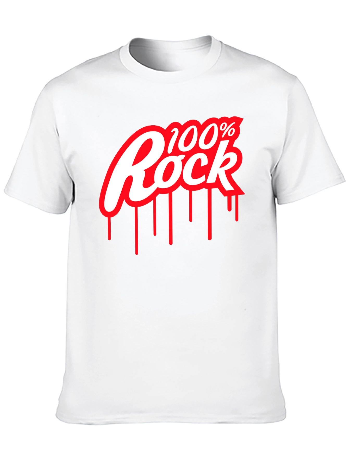 100% Rock Graphic Tee - Black