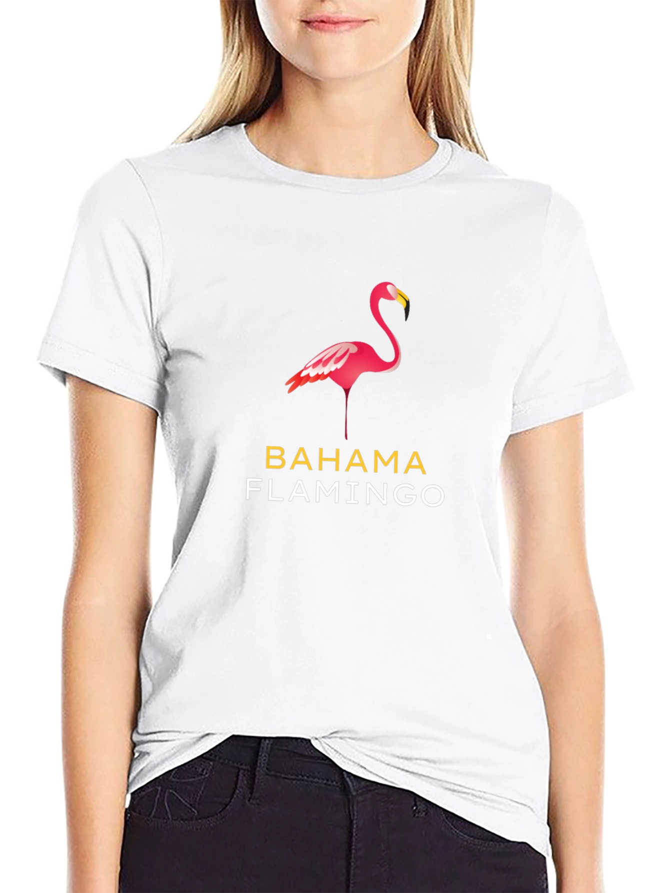 Bahama Flamingo Graphic T-Shirt