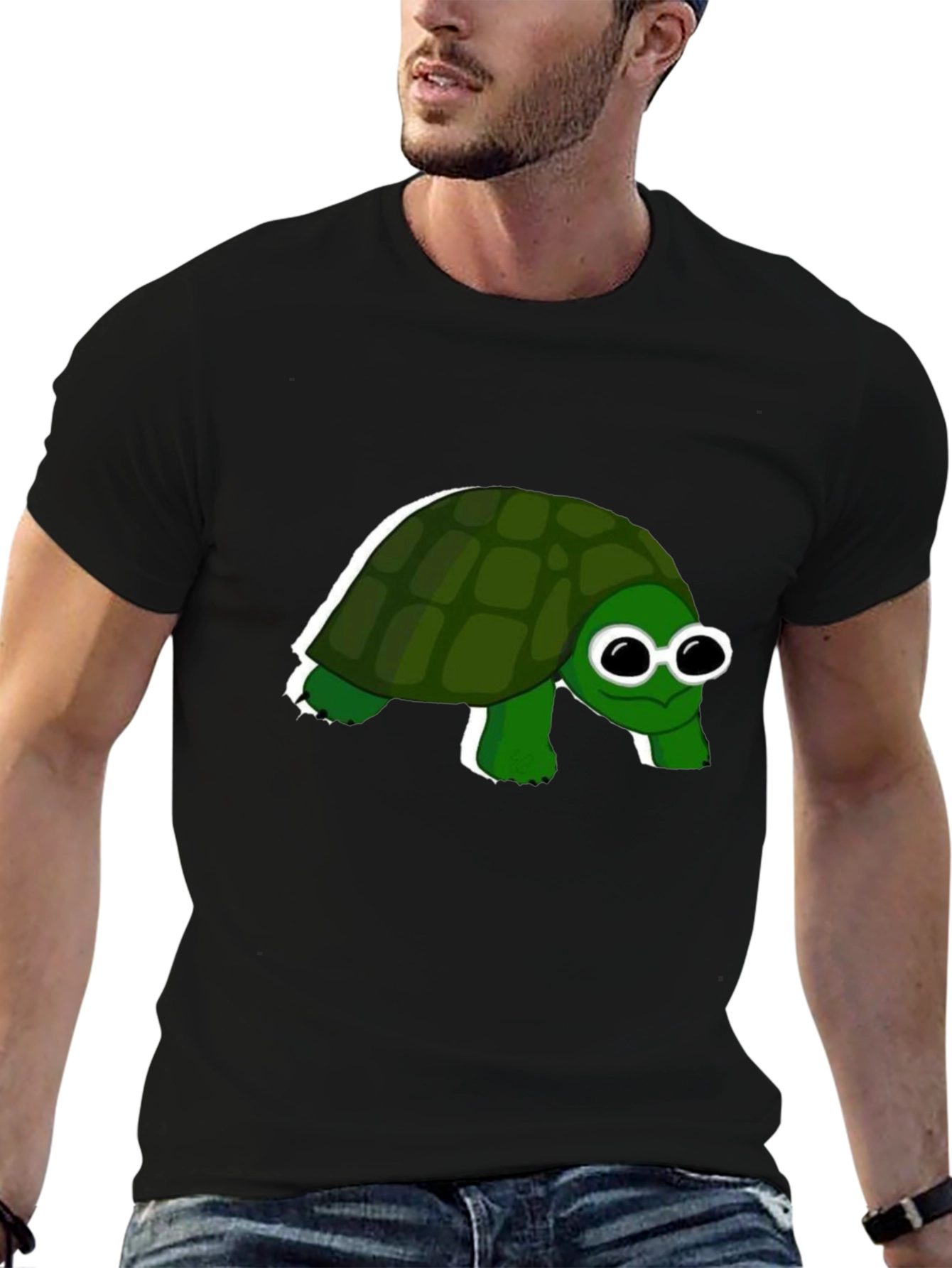 Turtle Graphic Tee - Funny Googly Eye Turtle Shirt