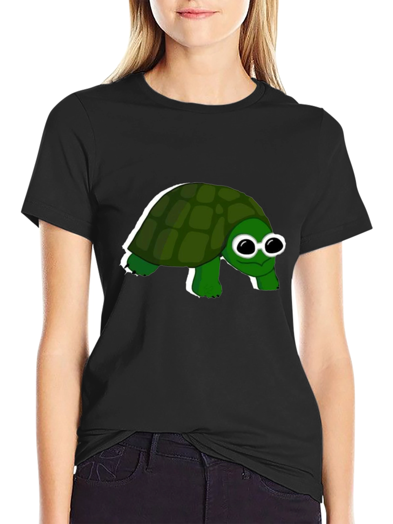 Turtle Graphic Tee - Funny Googly Eye Turtle Shirt