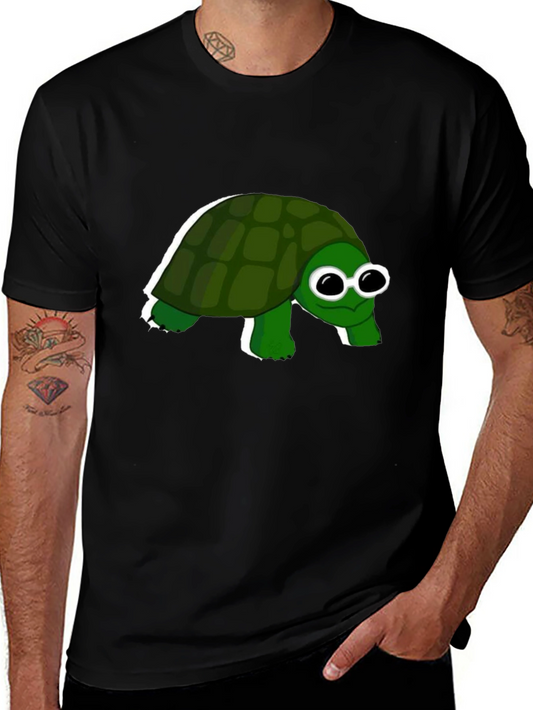 Turtle Graphic Tee - Funny Googly Eye Turtle Shirt