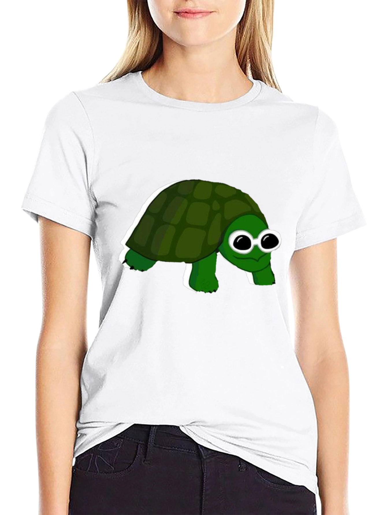 Turtle Graphic Tee - Funny Googly Eye Turtle Shirt
