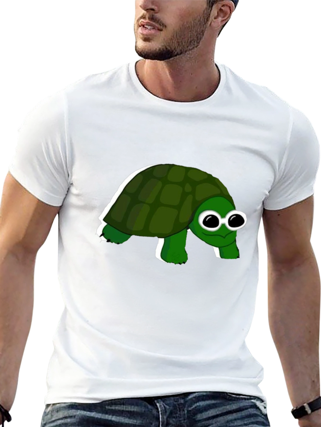 Turtle Graphic Tee - Funny Googly Eye Turtle Shirt
